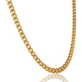 Lucky Brand Lucky Brand Gold-Tone Curb Chain Necklace 