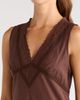 Lucky Brand Lucky Brand Lace Trim Midi Dress - 4