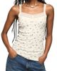 Lucky Brand Lucky Brand Lace Trim V-Neck Tank - 1