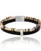 Lucky Brand Lucky Brand Layered Bracelet with Wood Beads and Strap - 1