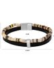 Lucky Brand Lucky Brand Layered Bracelet with Wood Beads and Strap - 4