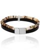 Lucky Brand Lucky Brand Layered Bracelet with Wood Beads and Strap - 5