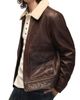 Lucky Brand Lucky Brand Leather Aviator Jacket - 3
