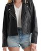 Lucky Brand Lucky Brand Leather Moto Jacket - 1
