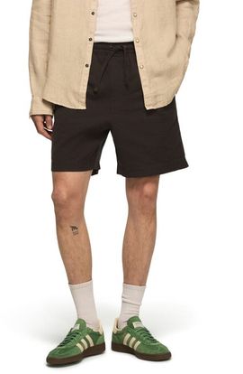 Lucky Brand Lucky Brand Linen & Cotton Pull-On Shorts