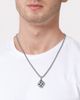 Lucky Brand Lucky Brand Men's Dice Pendant Necklace, 22'' Stainless Steel Box Chain - 2