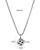 Lucky Brand Lucky Brand Men's Dice Pendant Necklace, 22'' Stainless Steel Box Chain - 3