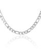 Lucky Brand Lucky Brand Men's Figaro Chain Necklace, Silver-Tone 22'' Links - 1
