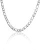 Lucky Brand Lucky Brand Men's Figaro Chain Necklace, Silver-Tone 22'' Links - 5