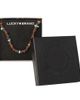 Lucky Brand Lucky Brand Men's Wood & Turquoise Beaded 22 Necklace, Rustic Brown with Blue Chips - 4