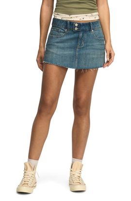 Lucky Brand Lucky Brand Micro Denim Miniskirt