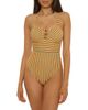 Lucky Brand Lucky Brand Ocean Wave Stripe Seersucker One-Piece Swimsuit - 1