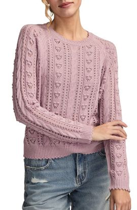 Lucky Brand Lucky Brand Pointelle Sweater