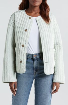 Lucky Brand Lucky Brand Reversible Quilted Jacket