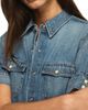 Lucky Brand Lucky Brand Short Sleeve Denim Western Shirt - 4