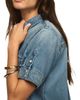 Lucky Brand Lucky Brand Short Sleeve Denim Western Shirt - 5