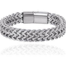 Lucky Brand Lucky Brand Silver-Tone Woven Chain Bracelet 