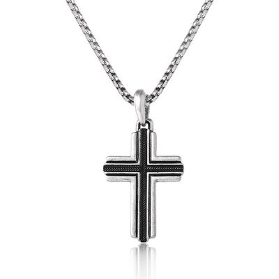 Lucky Brand Lucky Brand Silver Cross Pendant Necklace