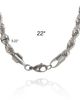 Lucky Brand Lucky Brand Stainless Steel Chain Necklace for Men, 22" Rope Chain - 3