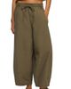 Lucky Brand Lucky Brand Stripe Cotton Blend Barrel Leg Pants - 1