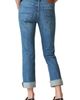 Lucky Brand Lucky Brand Sweet Straight Raw Hem Mid Rise Crop Straight Leg Jeans - 2