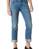 Lucky Brand Lucky Brand Sweet Straight Raw Hem Mid Rise Crop Straight Leg Jeans - 3