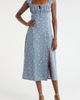 Lucky Brand Lucky Brand Sweetheart Cap Sleeve Midi Dress - 1