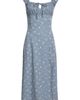 Lucky Brand Lucky Brand Sweetheart Cap Sleeve Midi Dress - 5