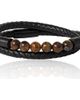 Lucky Brand Lucky Brand Tiger's Eye Beaded and Leather Wrap Bracelet - 1