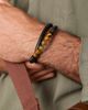 Lucky Brand Lucky Brand Tiger's Eye Beaded and Leather Wrap Bracelet - 2