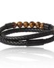 Lucky Brand Lucky Brand Tiger's Eye Beaded and Leather Wrap Bracelet - 5