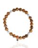 Lucky Brand Lucky Brand Tigers Eye Beaded Elastic Bracelet - 5