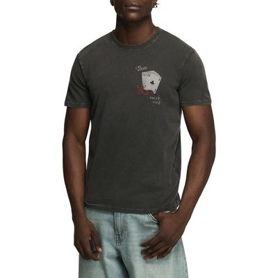 Lucky Brand Lucky Brand Vegas Poker Club Cotton Graphic T-Shirt