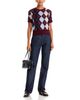 Lucy Paris Lucy Paris Bria Argyle Sweater Top - 2