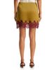 Lucy Paris Lucy Paris Claire Lace Trim Mini Skirt - 2