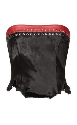 Ludovic de Saint Sernin Ludovic de Saint Sernin Lucinda Embellished Pony Hair Top