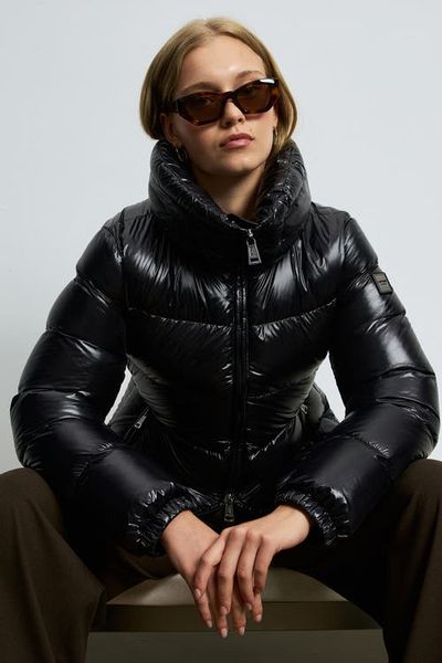 LUFIAN Lufian Flash Women's Shiny Goose Down Puffer Jacket