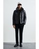 LUFIAN Lufian Jack Men's Shiny Goose Down Puffer Jacket - 1