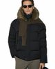 LUFIAN Lufian Men's Goose Down Puffer Jacket With Removable Fur Trim - 1