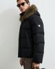 LUFIAN Lufian Men's Goose Down Puffer Jacket With Removable Fur Trim - 5