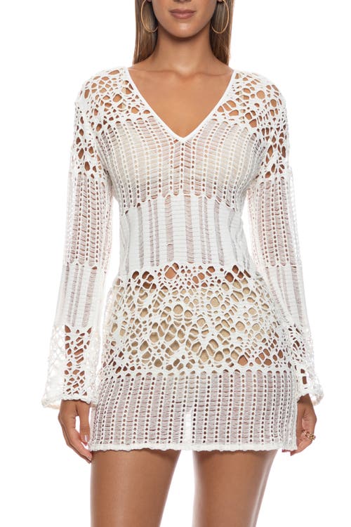 Luli Fama Luli Fama Day to Night Long Sleeve Short Dress