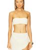 Luli Fama Luli Fama Luxe Stitch Free Form Bandeau Bikini Top - 1