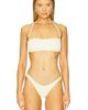 Luli Fama Luli Fama Luxe Stitch Free Form Bandeau Bikini Top - 2