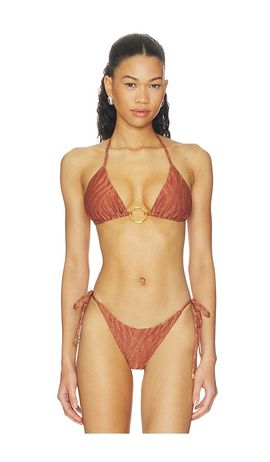 Luli Fama Luli Fama Muse Glow Ring Seamless Triangle Top