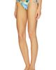Luli Fama Luli Fama Oceans Kiss Crystallized Seamless Wavy Ruched Back Brazilian Tie Side Bottom - 2