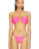 Luli Fama Luli Fama Solar Pop Drawstring Bandeau Top - 1