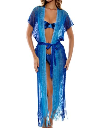 Luli Fama Luli Fama Sunshine Addict Long Caftan Cover-Up