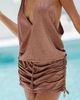 Luli Fama Tie-Back Mini Dress - 4