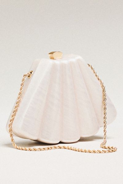 Lulla Collection Pearlized Shell Hand Bag