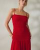 Lulus Lulus Banks Smocked Drop Waist Maxi Dress in Red, Women's at Urban Outfitters - 2